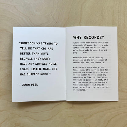 "How To Have A Record Collection" Zine
